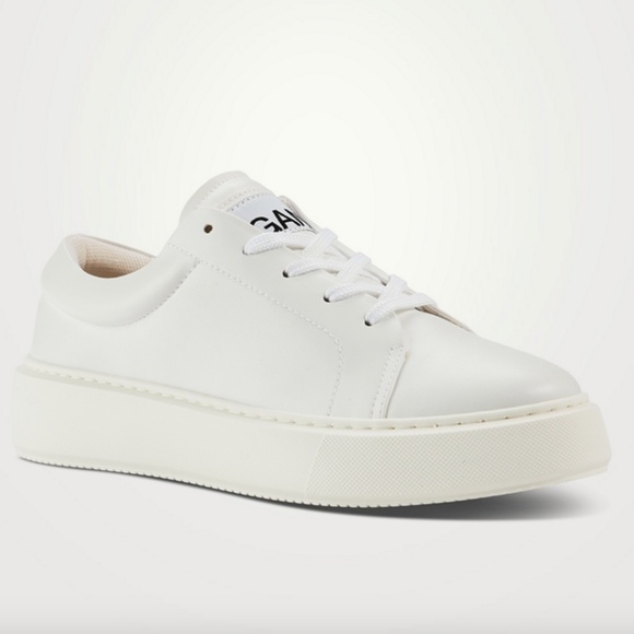 Ganni Sporty Low-Top White Sneakers Size 7 - Picture 1 of 16